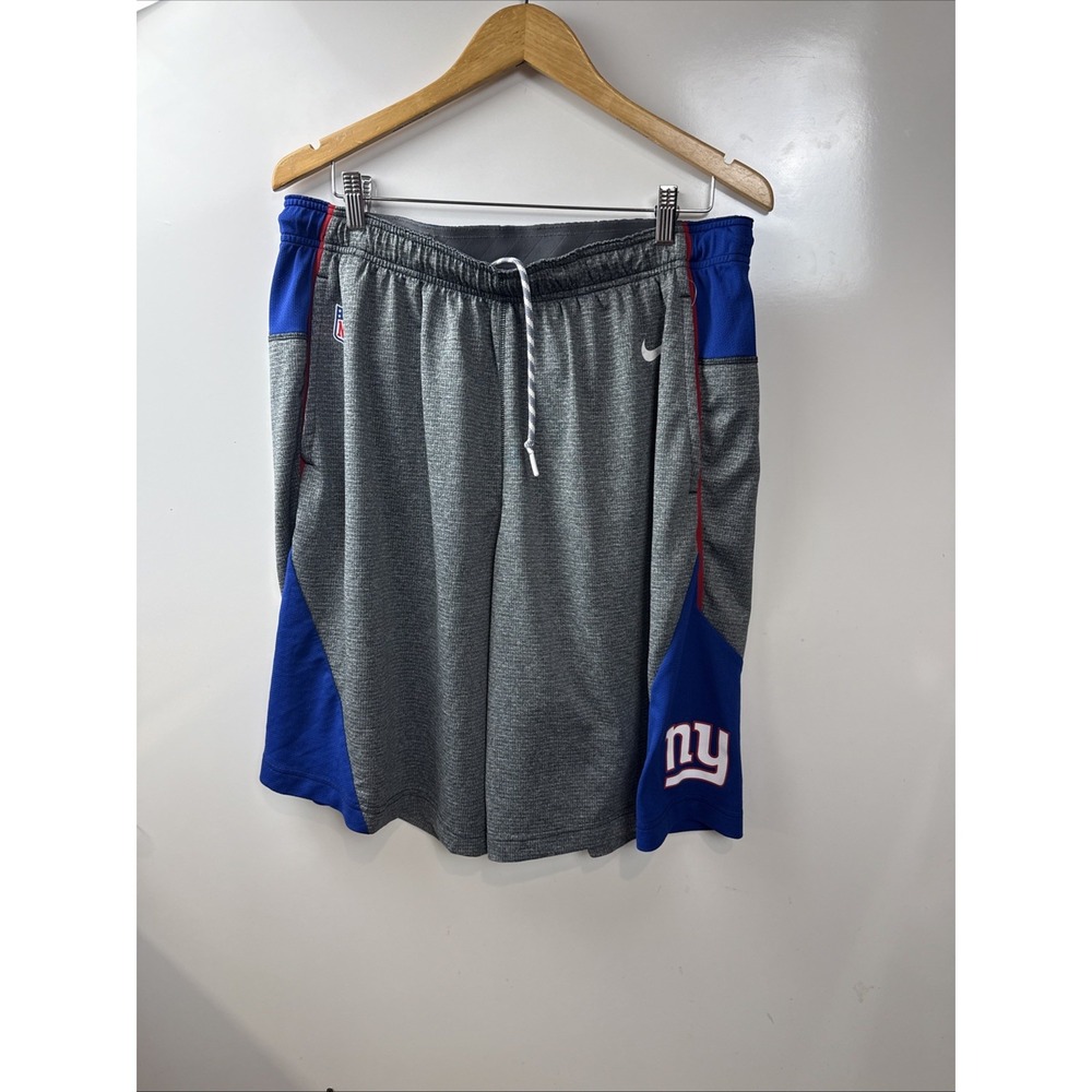 Nike NY Giants NFL On Field Athletic Shorts Mens 2XL